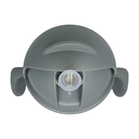 MININOR,  Bottle with straw - leak-proof, 220 ml,  Grey