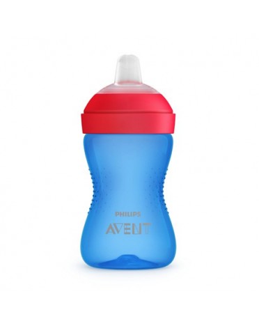 Philips Avent, Sippy cup with bite-proof spout,  Blue/red, Age 9m+