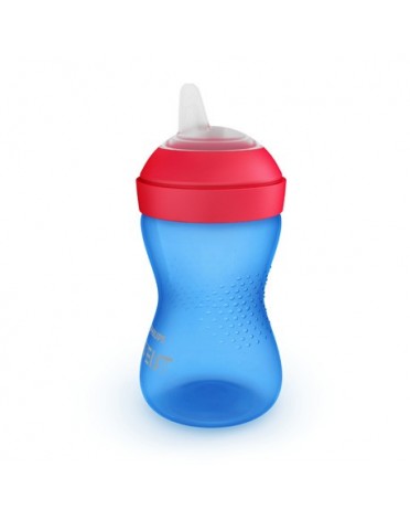 Philips Avent, Sippy cup with bite-proof spout,  Blue/red, Age 9m+