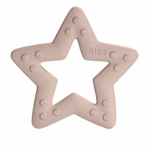 Bibs Baby Bitie, Teether, Star, Blush