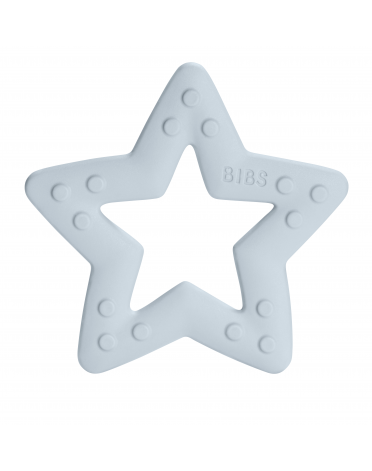 Bibs Baby Bitie,  Teether, Star, Baby Blue