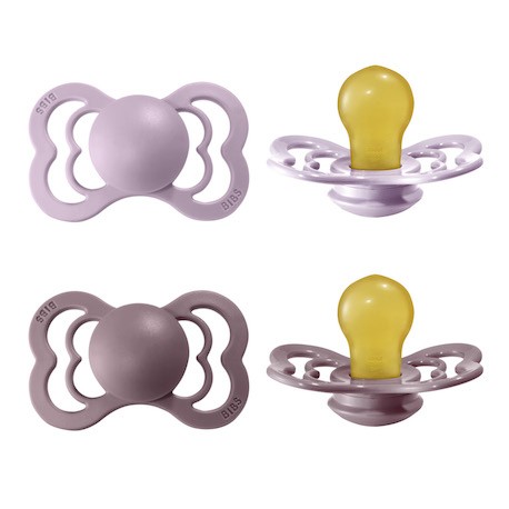 BIBS Supreme - 2 pack,  Size 2 (6+ m), Symmetrical - Latex,