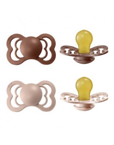 BIBS Supreme - 2 pack,  Size 2 (6+ m), Symmetrical - Latex,