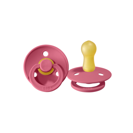 BIBS Colour - 2 pack, Size 2 (6+ m.), Round - Latex