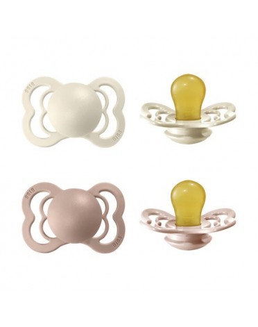 BIBS Supreme - 2 pack,  Size 1 (0-6m), Symmetrical - Latex,