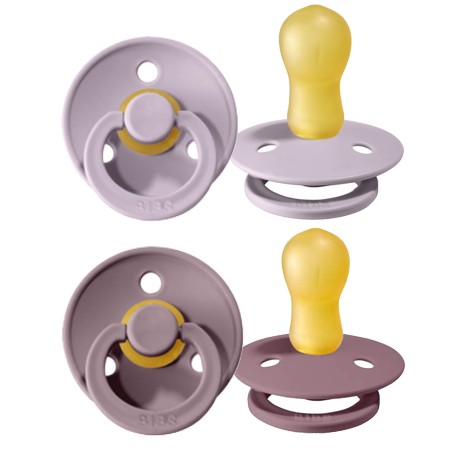 BIBS Colour - 2-pak,  Size 3 (18+ m.), Round - Latex