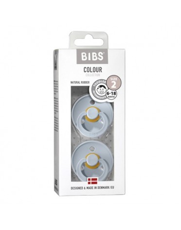 BIBS Colour - 2 pack, Size 2 (6+ m.), Round - Latex