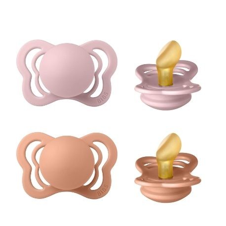 BIBS Couture - 2 pack,  Size 1 (0-6m), Orthodontic - Latex,