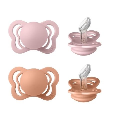BIBS Couture - 2 pack,  Size 1 (0-6m), Orthodontic - Silicone