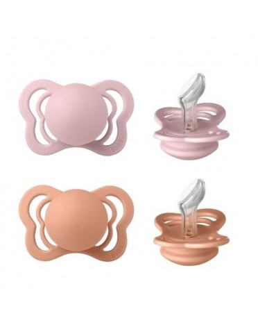 BIBS Couture - 2 pack,  Size 1 (0-6m), Orthodontic - Silicone