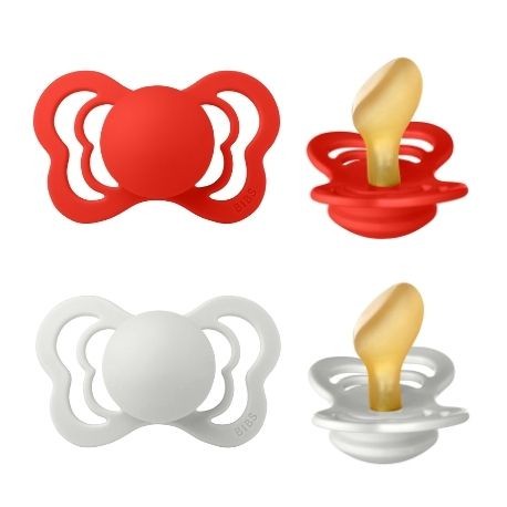 BIBS Couture - 2 pack,  Size 2 (6+ m), Orthodontic - Latex,