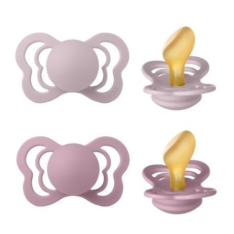 BIBS Couture - 2 pack,  Size 2 (6+ m), Orthodontic - Latex,