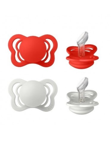 BIBS Couture - 2 pack,  Size 1 (0-6m), Orthodontic - Silicone
