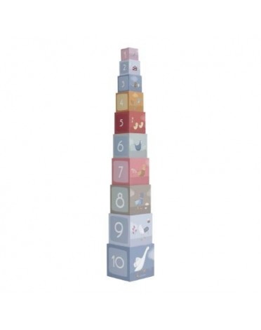 LITTLE DUTCH,  Stacking blocks, Little Goose, Various colours