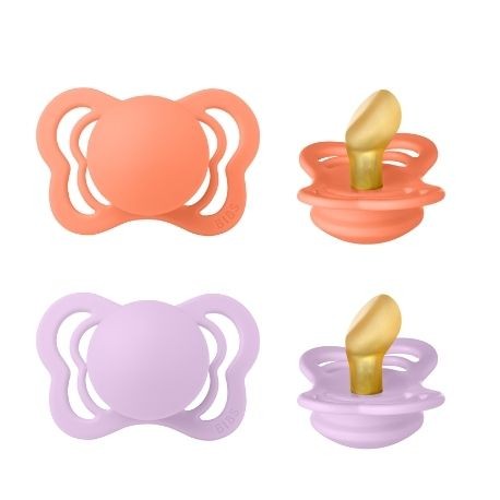 BIBS Couture - 2 pack,  Size 1 (0-6m), Orthodontic - Latex,
