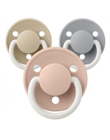 BIBS De Lux Night, Size 1 (0-6 m),  Round - Latex