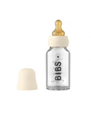 BIBS Baby Glass Bottle, Complete Set 110 ml.