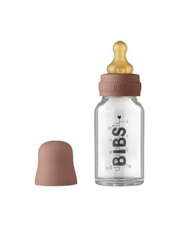 BIBS Baby Glass Bottle, Complete Set 110 ml.
