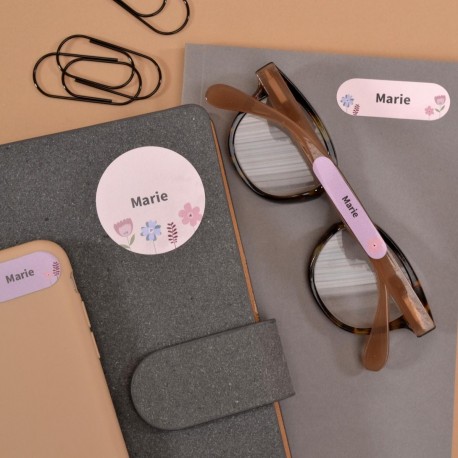 80 name tags, Senior,  Mixed package