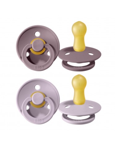 BIBS Colour - 2 pack, Size 2 (6+ m.), Round - Latex