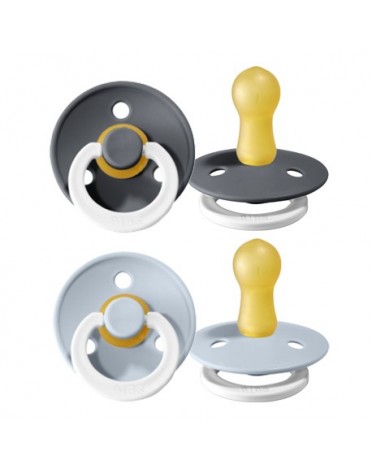 BIBS Colour - 2 pack, Size 2 (6+ m.), Round - Latex