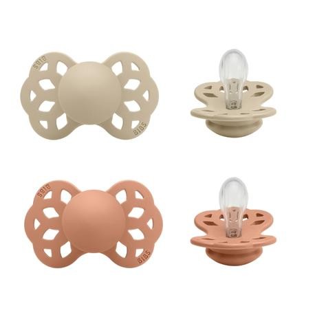 BIBS Infinity 2-pack,  Size 1 (0-6 m), Symmetrical - Silicone