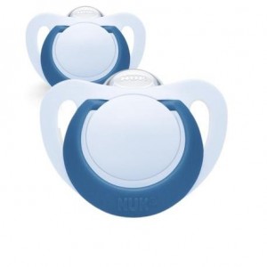 NUK Star,  Size 2 (6-18 months), Anatomical - Silicone