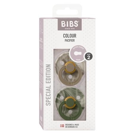 BIBS Colour - 2 pack, Size 2 (6+ m.), Round - Latex