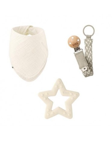 BIBS baby bundle My first 6 months, 3 parts, Ivory