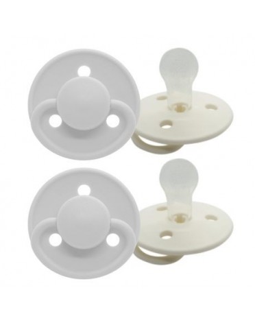 MININOR - 2 pack, Size 2 (6+ m), Round – Silicone