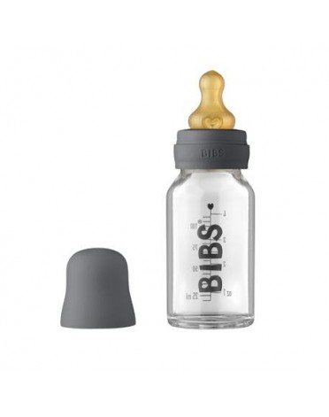 BIBS Baby Glass Bottle, Complete Set 110 ml.