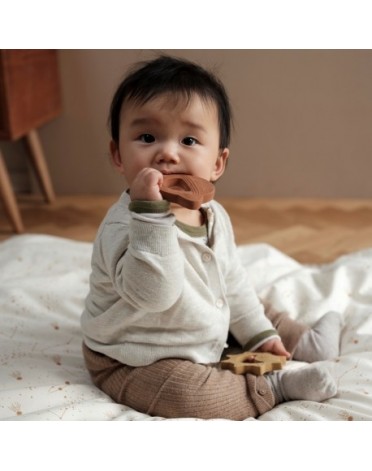 FABELAB, Teether, Shooting Star, Pale Yellow,