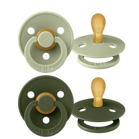 BIBS Colour 2-pack,  Size 1 (0-6 m), Symmetrical - Latex