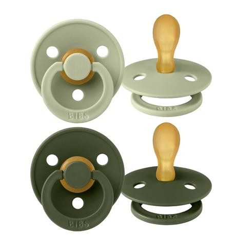 BIBS Colour 2-pack, Size 2 (6+m), Symmetrical - Latex