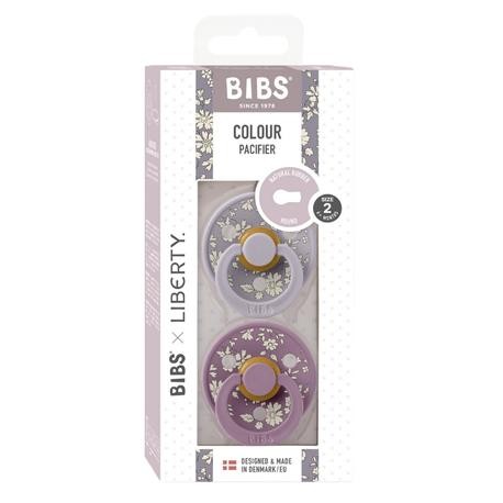 BIBS X LIBERTY, Color 2-pack, Size 2 (6+ months), Round - Latex