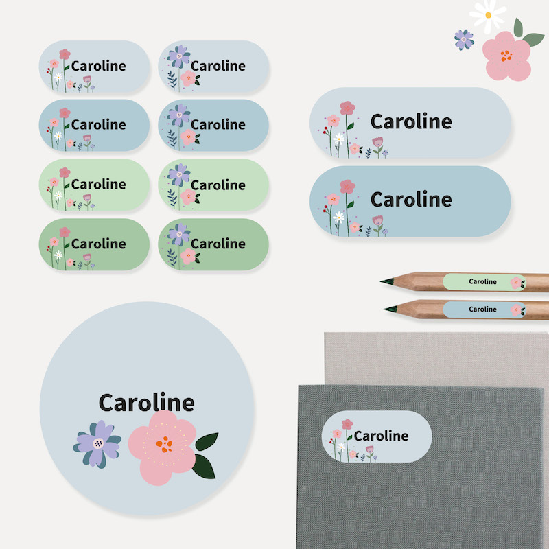 Name labels - Mixed package