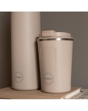Aya&Ida, CUP2GO, 380 ml, Cream Beige