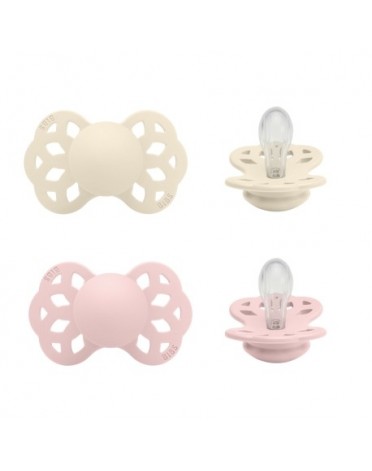 BIBS Infinity 2-pack,  Size 1 (0-6 m), Symmetrical - Silicone