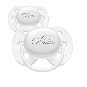 PHILIPS AVENT Ultra Soft, Size 1 (0-6 m), Symmetrical - Silicone, Personalised dummies