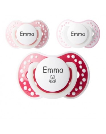 LOVI Day & Night, Size 1  (0-6 m), Symmetric - Silicone, Personalised dummies