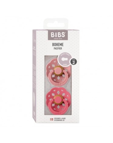 BIBS Boheme - 2 pack, Size 2 (6+ months), Round - Latex,