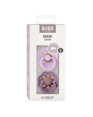BIBS Boheme - 2 pack, Size 2 (6+ months), Round - Latex,