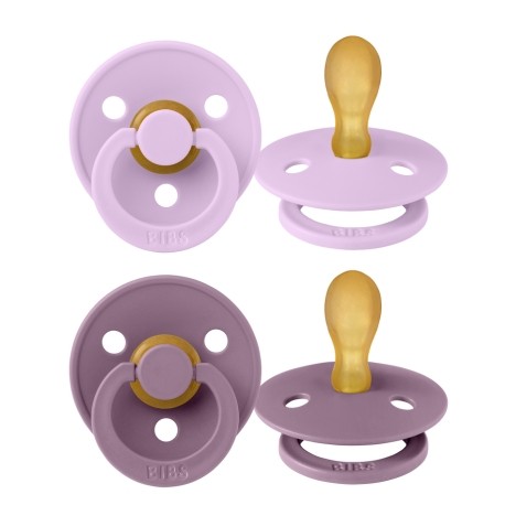 BIBS Colour 2-pack, Size 2 (6+m), Symmetrical - Latex