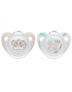 NUK Pacifier, Disney,  Size 2 (6-18 m), Anatomical, Silicone 2-pack
