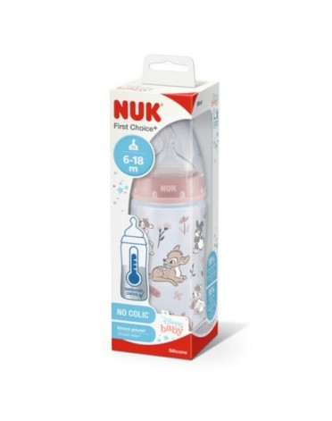 NUK First Choice, Bottle teat, 300 ml, Bambi
