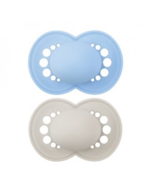 MAM Original 2 pack, Size 2 (6-16 months), Symmetric - Silicone