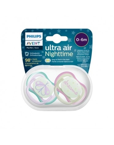 PHILIPS AVENT Ultra Air Night, Size 1 (0-6 m), Symmetrical - Silicone
