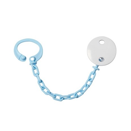 Personalised dummy clip, Round, 2-pack, Several colours available
