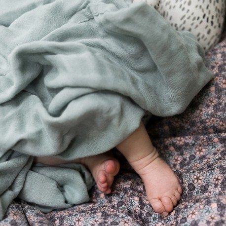 Elodie, Bamboo Blanket, Mineral Green