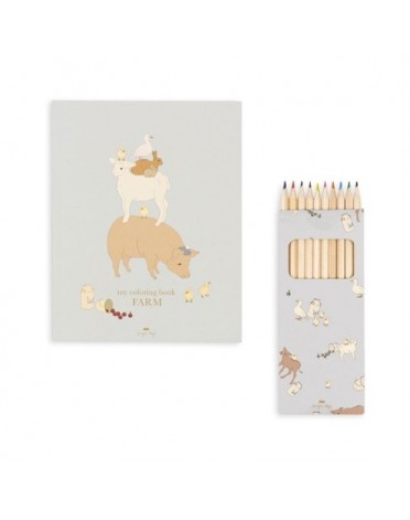 Konges Sløjd, Drawing set, Farm